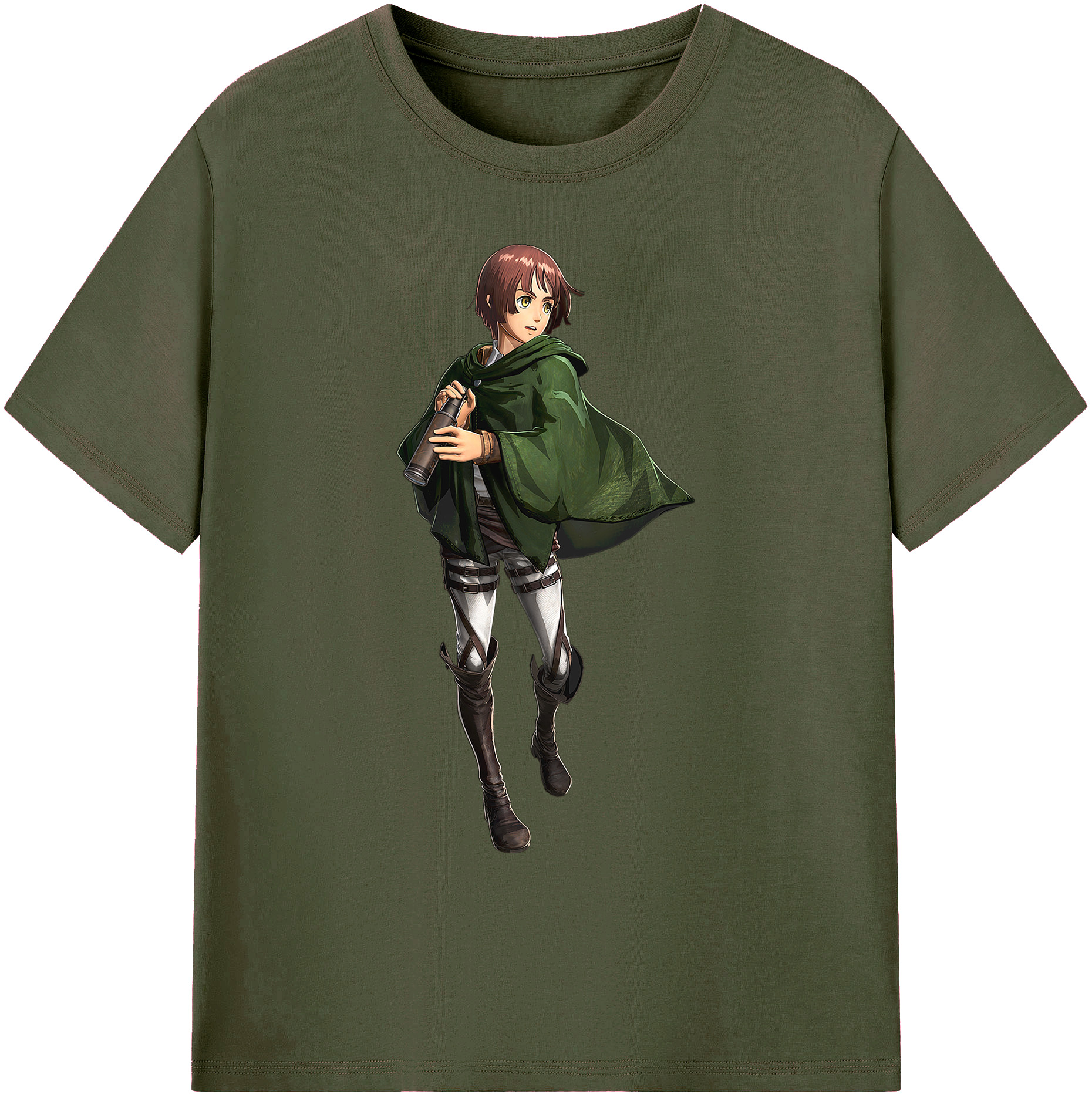 （画像用） 進撃の巨人 Attack on Titan 綿100％ メンズ半袖Tシャツ｜肌触りやわらか＆通気性